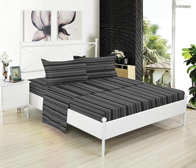 Premium Egyptian Cotton Microfiber Twin XL Fitted Bottom Bed Sheets 1800 Ultra Soft and Comfy - 15" Deep Pocket, 39" x 80" Great for Dorm Roo... - Premium Ultra-Soft Pillowcase Pair for Sleeping Detail