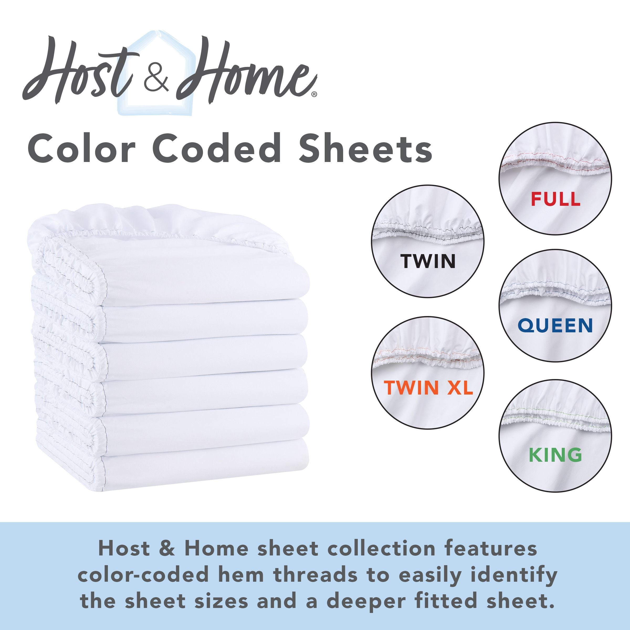 Breathable Luxury Brushed Microfiber Fitted Sheets - Bedding Essentials - Full - (6 Pack) Ivory - Luxury Bed Sheet Set with Deep Pockets Detail