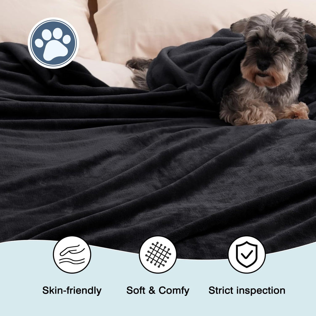 Lightweight Warm Throw Size Blanket, Luxury Plush Cozy Fuzzy Fleece Blanket, Super Soft Warm Big Lightweight Throw Blanket All Seasons... - Cozy Fleece Throw Blanket for Couch & Bed Detail