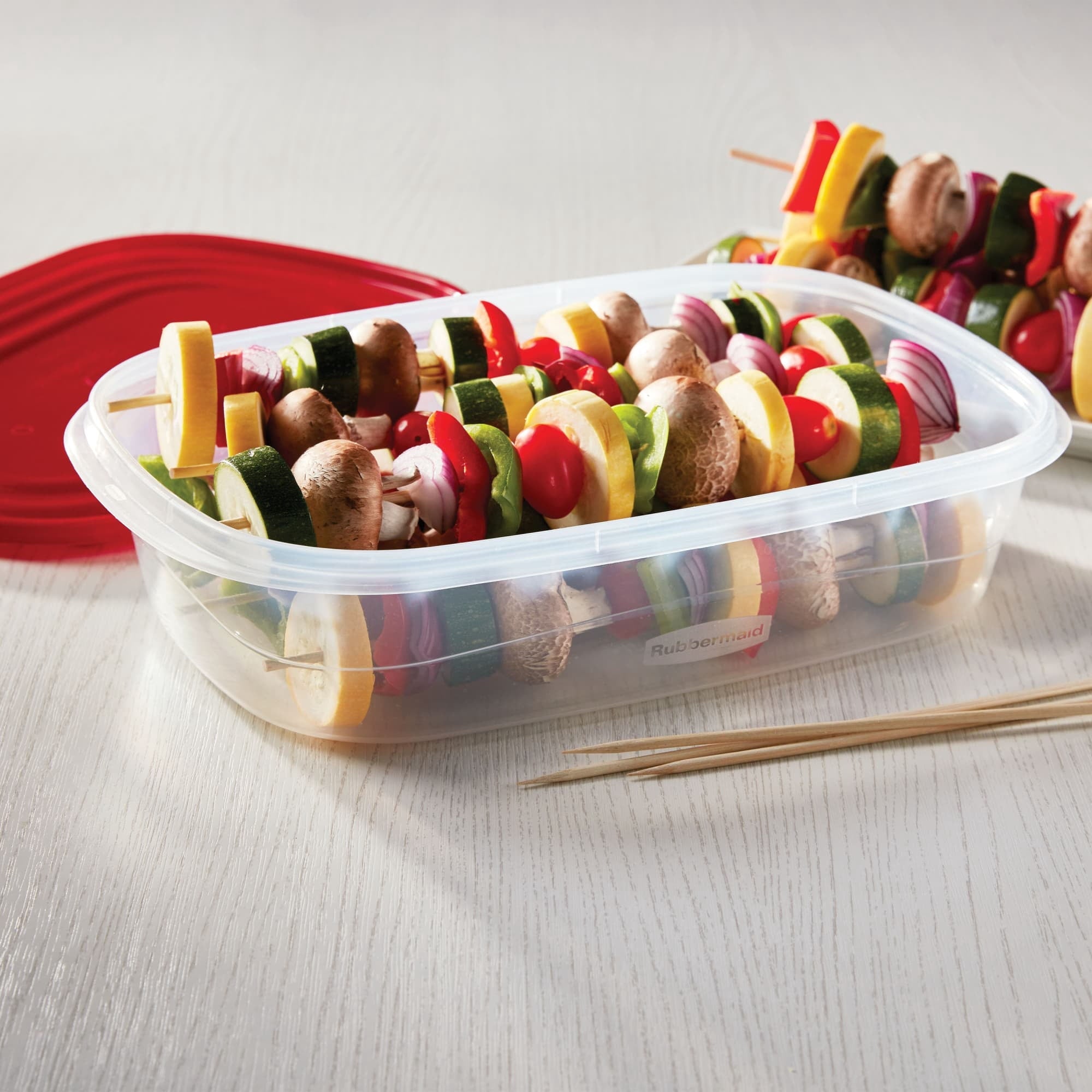Playful Geometric Food Storage Containers, 16 Piece Set - Squishy Dohnut Sweet Treat Shaped Stress Toy Detail