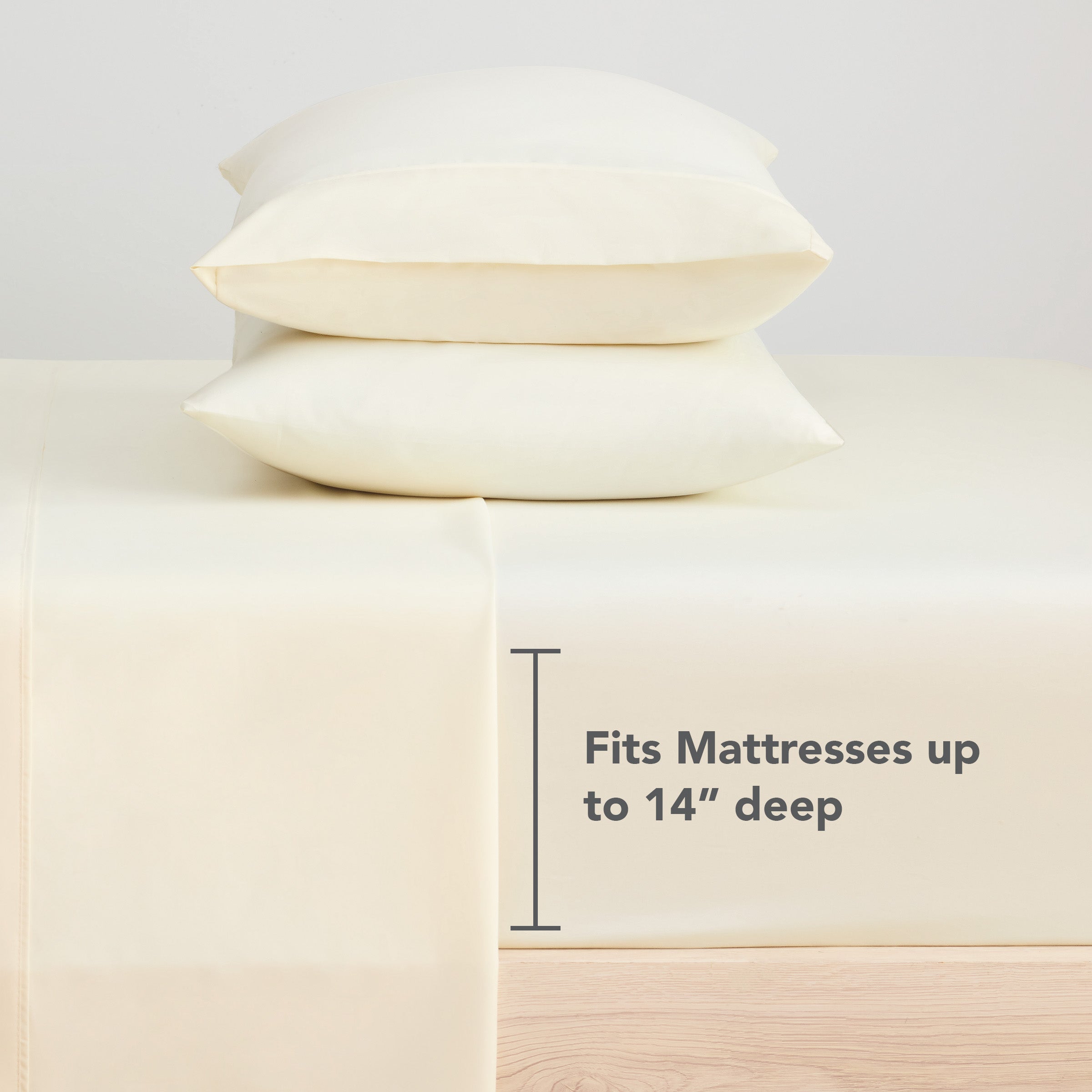 Breathable Luxury Brushed Microfiber Fitted Sheets - Bedding Essentials - Full - (6 Pack) Ivory - Luxury Bed Sheet Set with Deep Pockets Detail