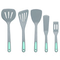 Durable Steel 5 Pieces Silicone Spatula Set, Non-Stick Silicone Turner Spatulas, Heat Resistance Cooking Utensils, Fli... - Heavy Duty Stainless Steel Kitchen Shears - Default Title