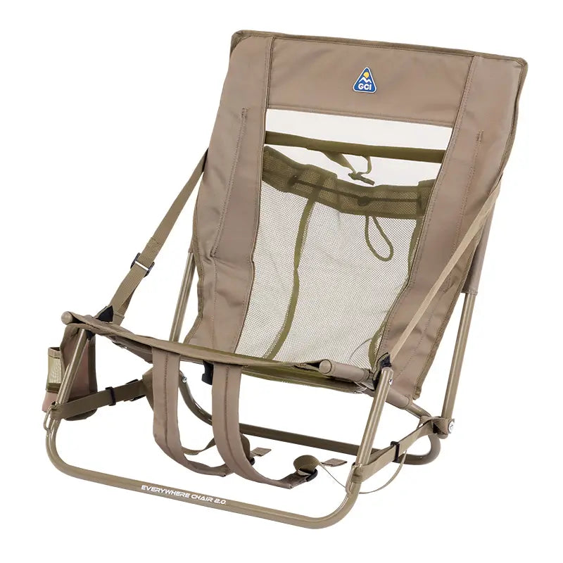Rust-Resistant Aluminum Everywhere Chair 2 - Choice 656 - Portable Heavy-Duty Low Boy Chair for Ocean Side Detail