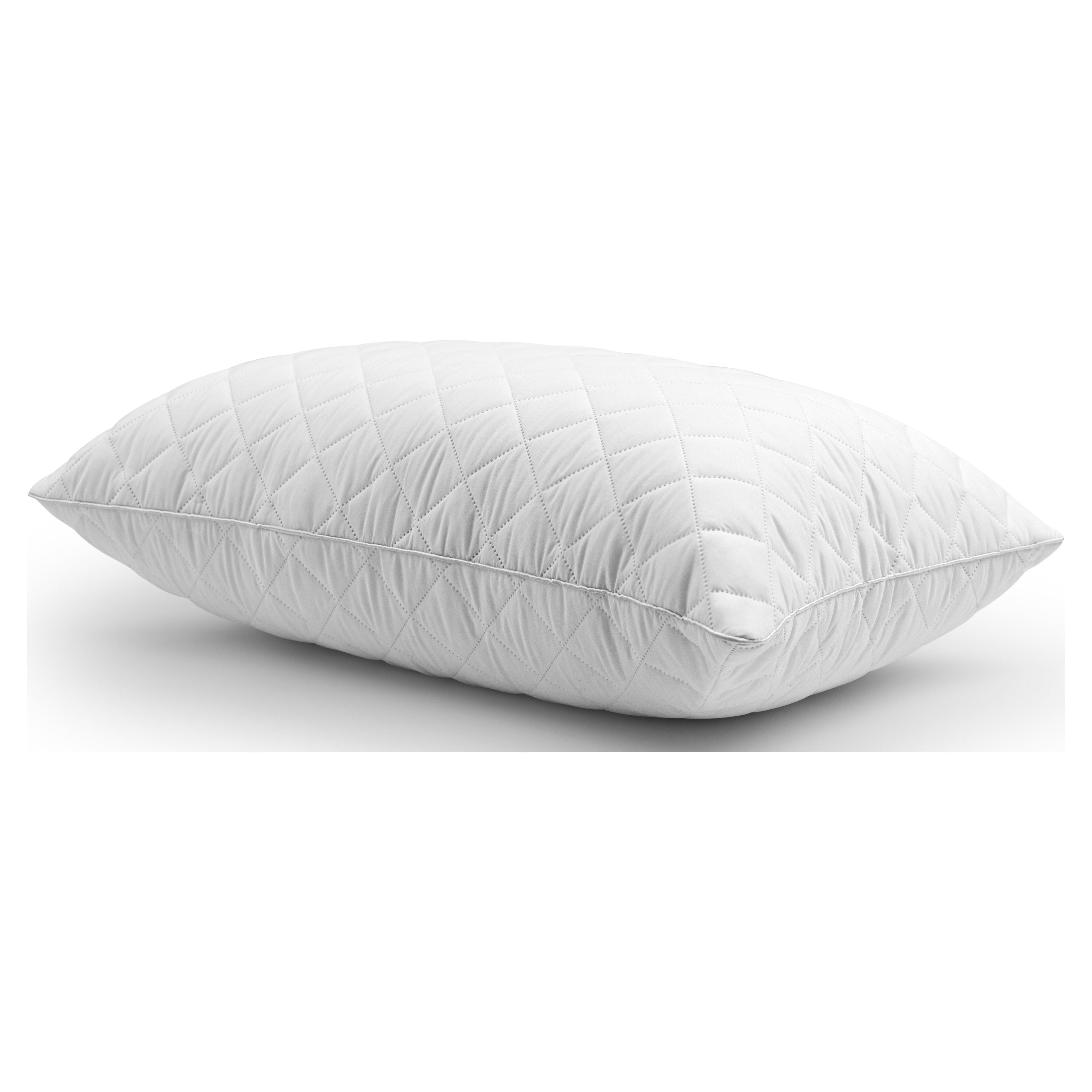 Decorative Plump Memory Foam Cluster Bed Pillow, Standard/Queen, 2 Pack - Ergonomic Memory Foam Pillow for Neck Pain Support Detail