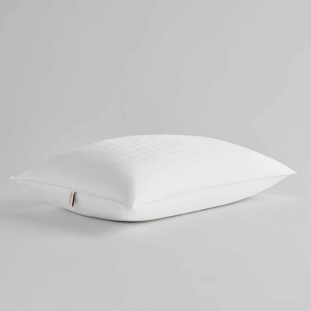 Hotel Collection So Queen Size Bed Pillow | Side Sleeper Pillow for Adults | , 100% Cotton Case | Soft, Machine Washable Hotel Quality... - Ergonomic Memory Foam Pillow for Neck Pain Support Detail