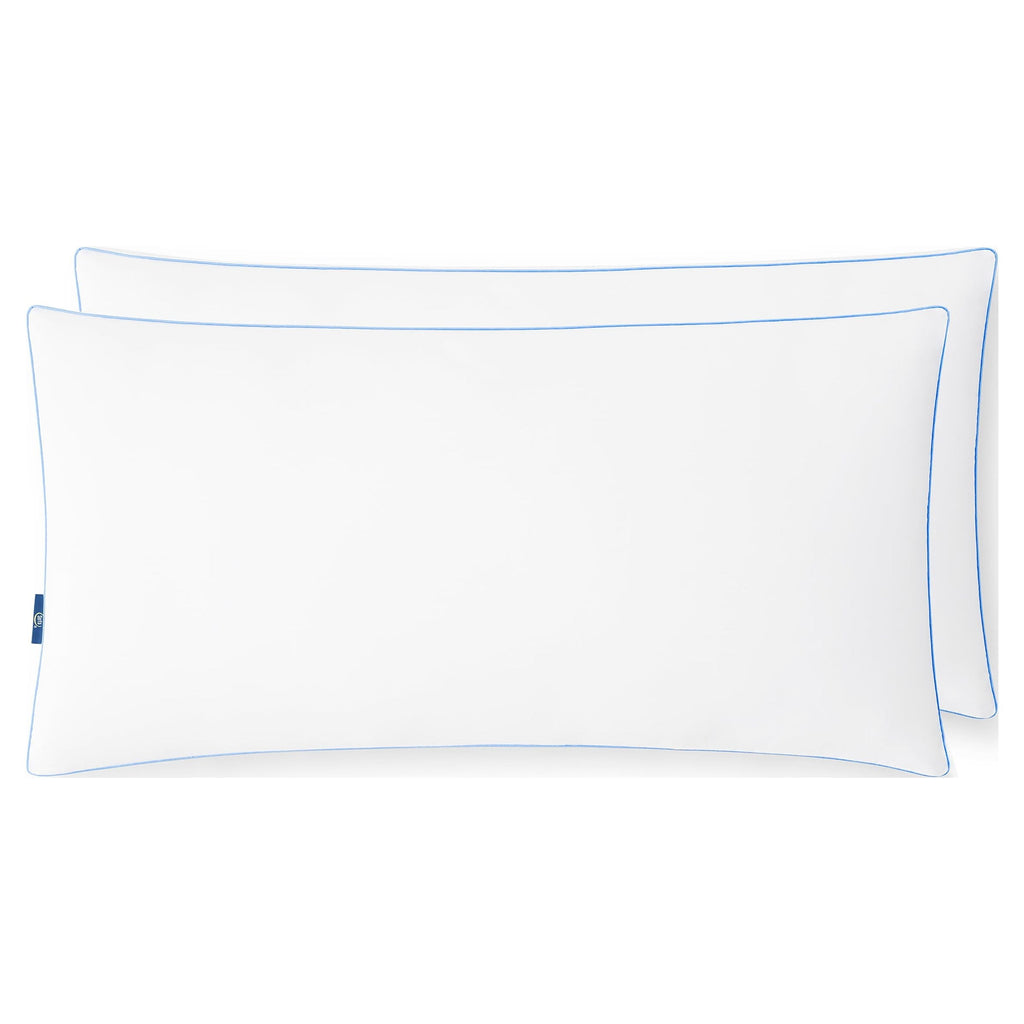 Ergonomic Memory Foam pedic Extra Firm Bed Pillow, King, 2 Pack, Hypoallergenic - Hotel Quality Plush Sleeping Pillows Detail