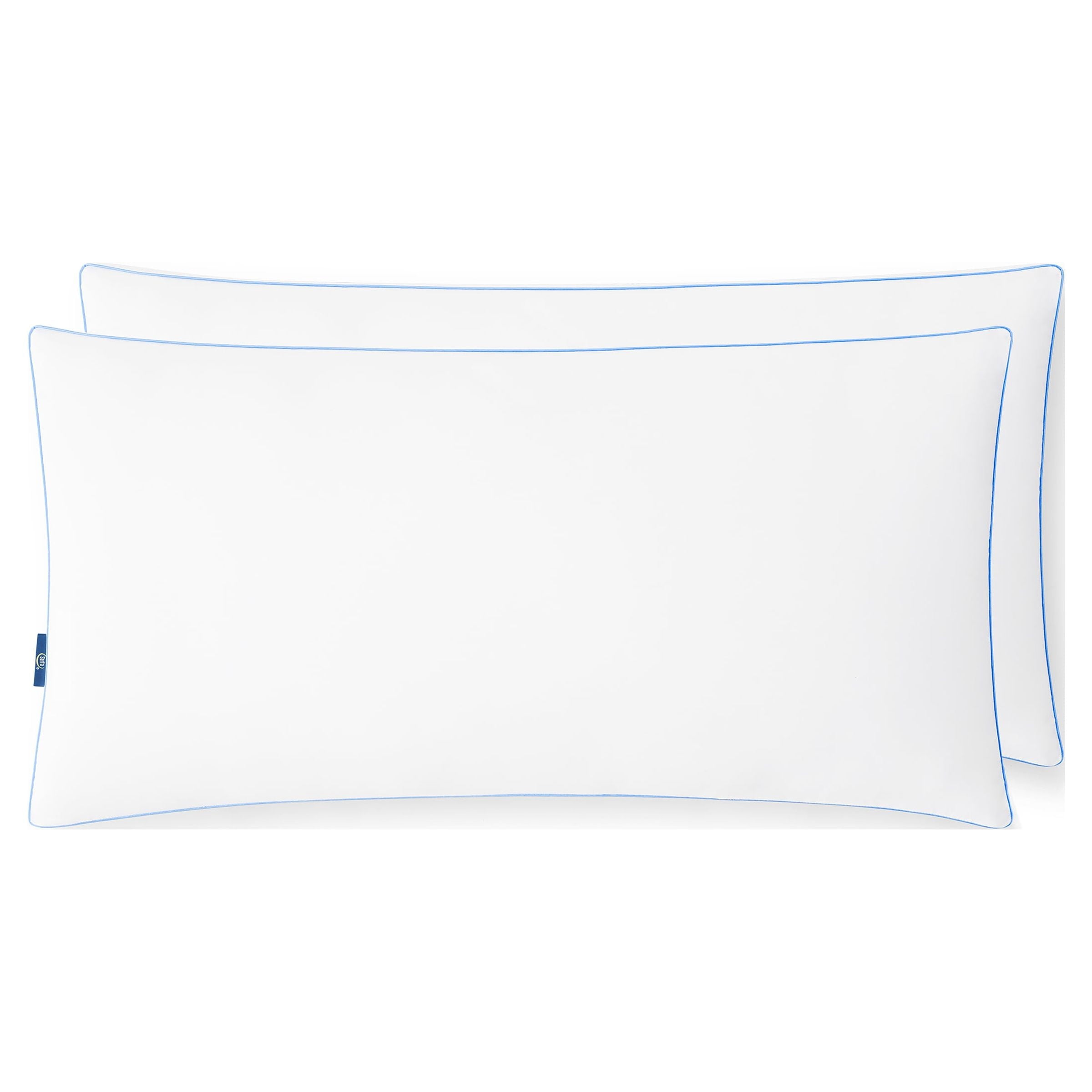 Ergonomic Memory Foam pedic Extra Firm Bed Pillow, King, 2 Pack, Hypoallergenic - Hotel Quality Plush Sleeping Pillows Detail