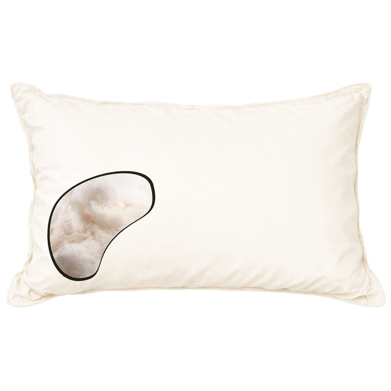 Orthopedic Support 100% Organic Cotton Pillow with Organic Cotton Cover - GOTS CERTIFIED - Adjustable Loft, Head Neck Pain Relief, Back ... - Hotel Quality Plush Sleeping Pillows Detail