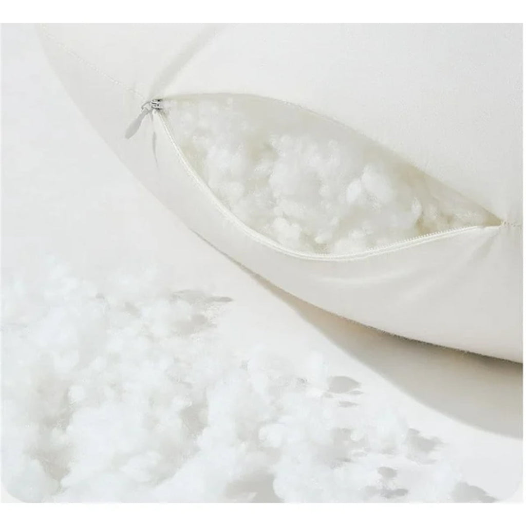 Decorative Plump Happon Soft Breathable Cotton Bed Pillows - Washable - Orthopedic Shredded Foam Bed Pillow Set Detail
