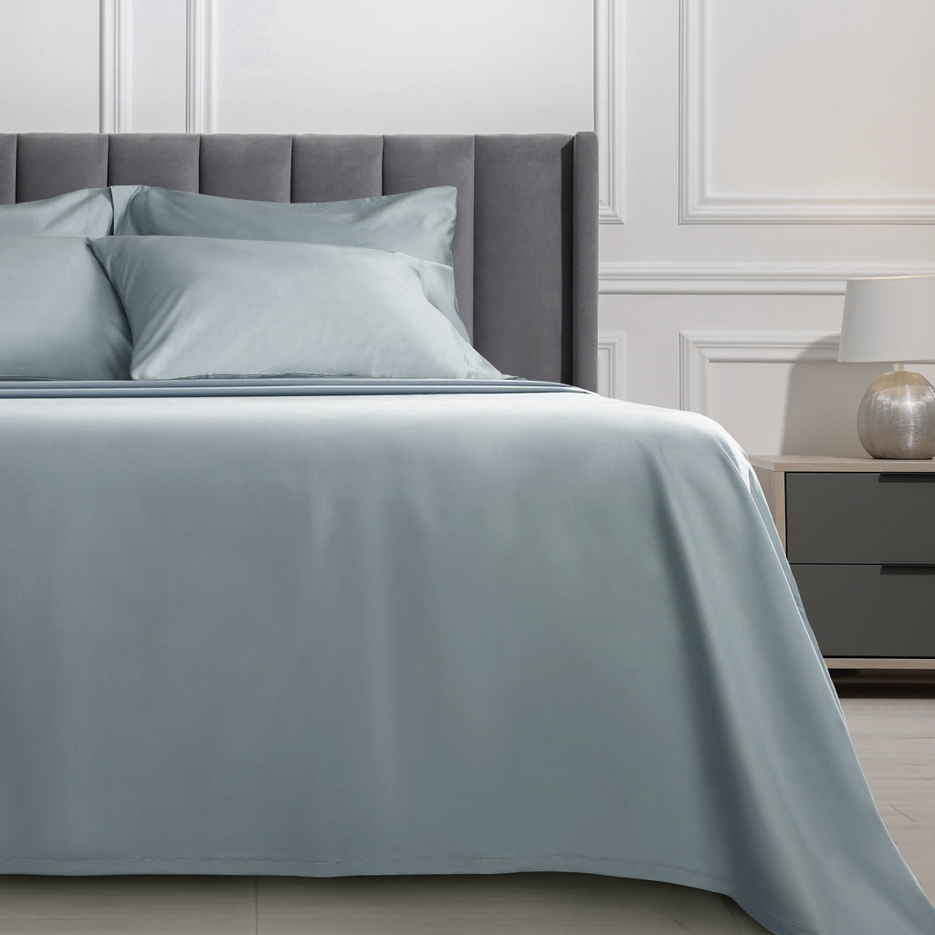 Premium Egyptian Cotton 6-Piece 800 Thread Count Lead Cotton Rich Adult Bed Sheet Set, King - Deep Pocket - Premium Ultra-Soft Pillowcase Pair for Sleeping Detail