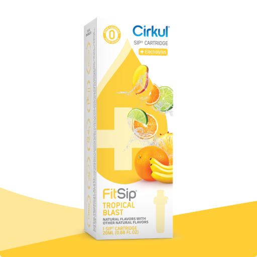 Zero-Calorie FitSip Tropical Blast YWXV - Electrolyte Hydration Enhanced Taste Cartridges - Default Title