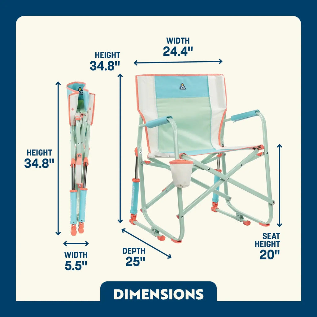 Smooth Motion Freestyle Rocker - Choice 711 - RoadTrip Rocker Smooth Motion Camp Chair Detail