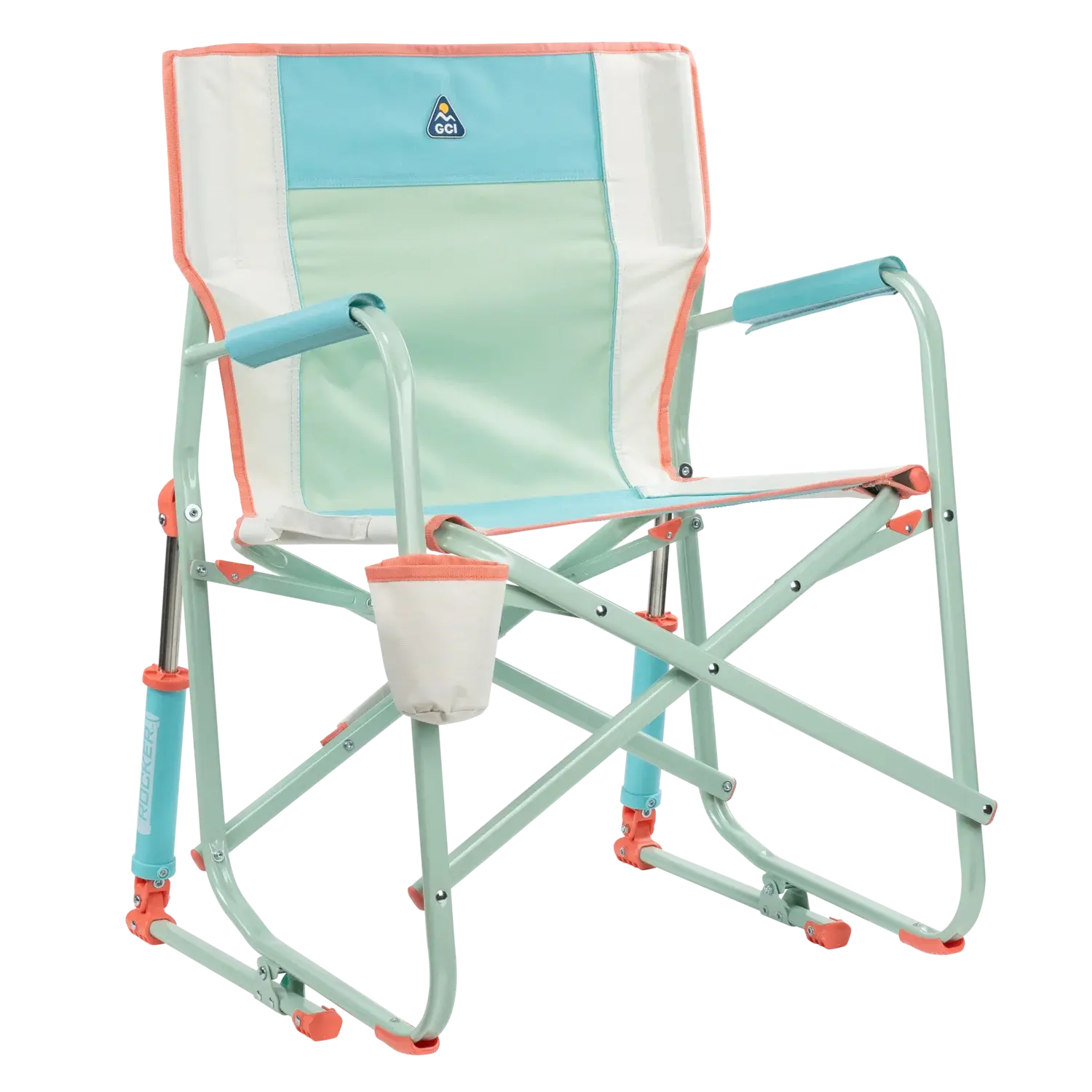 Smooth Motion Freestyle Rocker - Choice 711 - RoadTrip Rocker Smooth Motion Camp Chair - Ivory