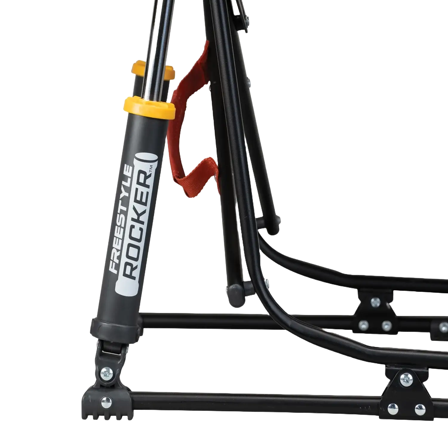 Smooth Motion Freestyle Rocker - Pumpkin Spice - Choice 373 - Heavy-Duty Kickback Rocker with Beverage Holder Detail