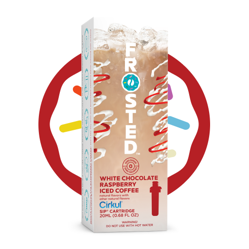 Refreshing Electrolyte Frosted White Chocolate Raspberry Iced Coffee 8KS5 - Electrolyte Hydration Enhanced Taste Cartridges - Default Title
