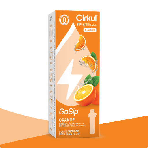 Vitamin-Infused GoSip Orange 54P9 - Sugar-Free Fruit Flavor Cartridge Refill - Default Title