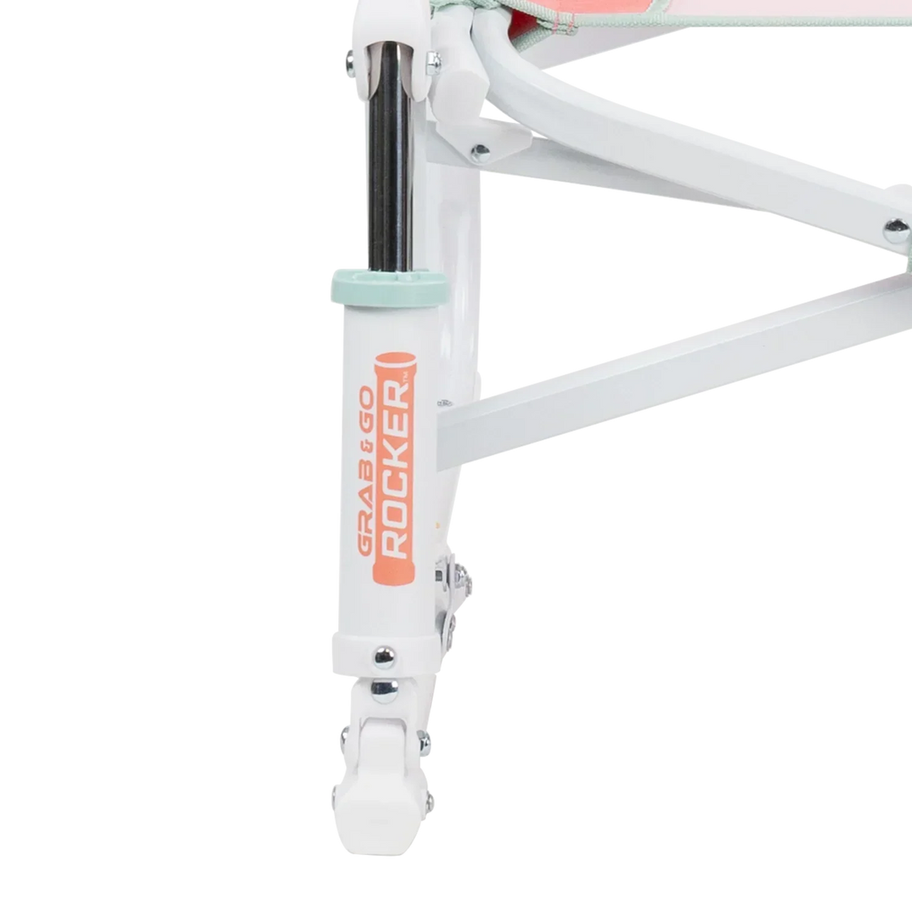 Patented Spring-Action Grab & Go Rocker - Choice 551 - Heavy-Duty Kickback Rocker with Beverage Holder Detail