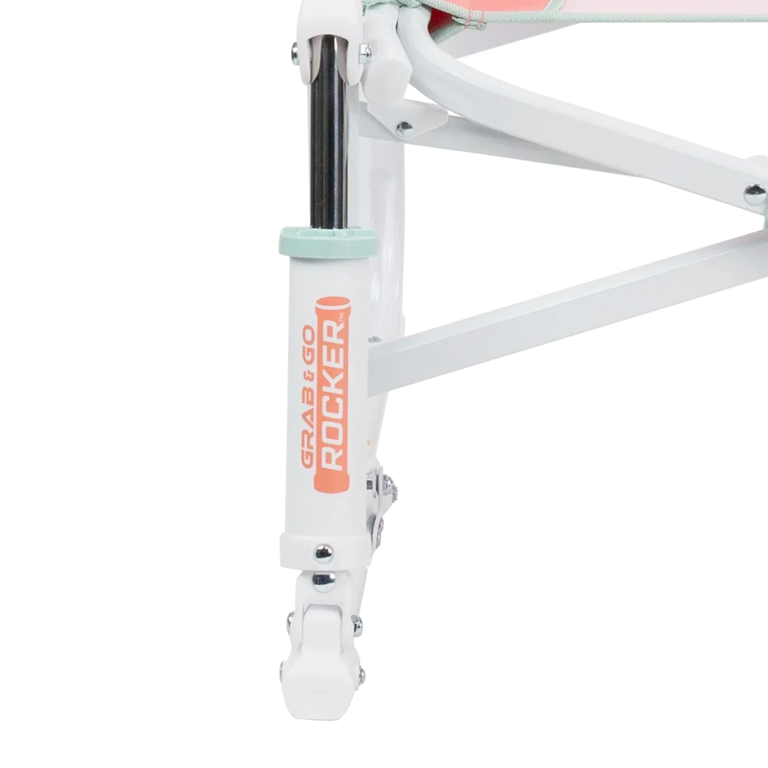 Patented Spring-Action Grab & Go Rocker - Choice 551 - Heavy-Duty Kickback Rocker with Beverage Holder Detail