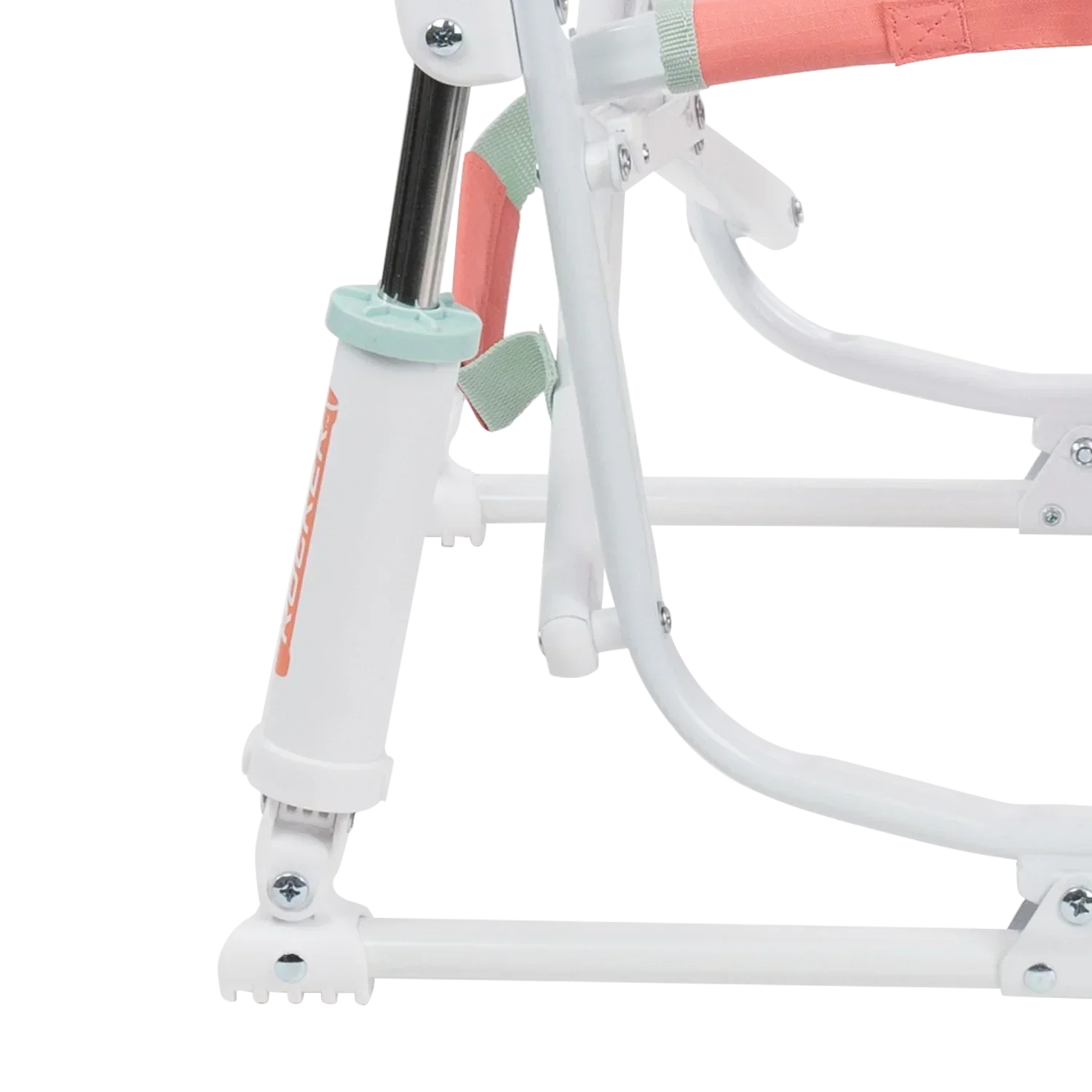 Patented Spring-Action Grab & Go Rocker - Choice 551 - Heavy-Duty Kickback Rocker with Beverage Holder Detail