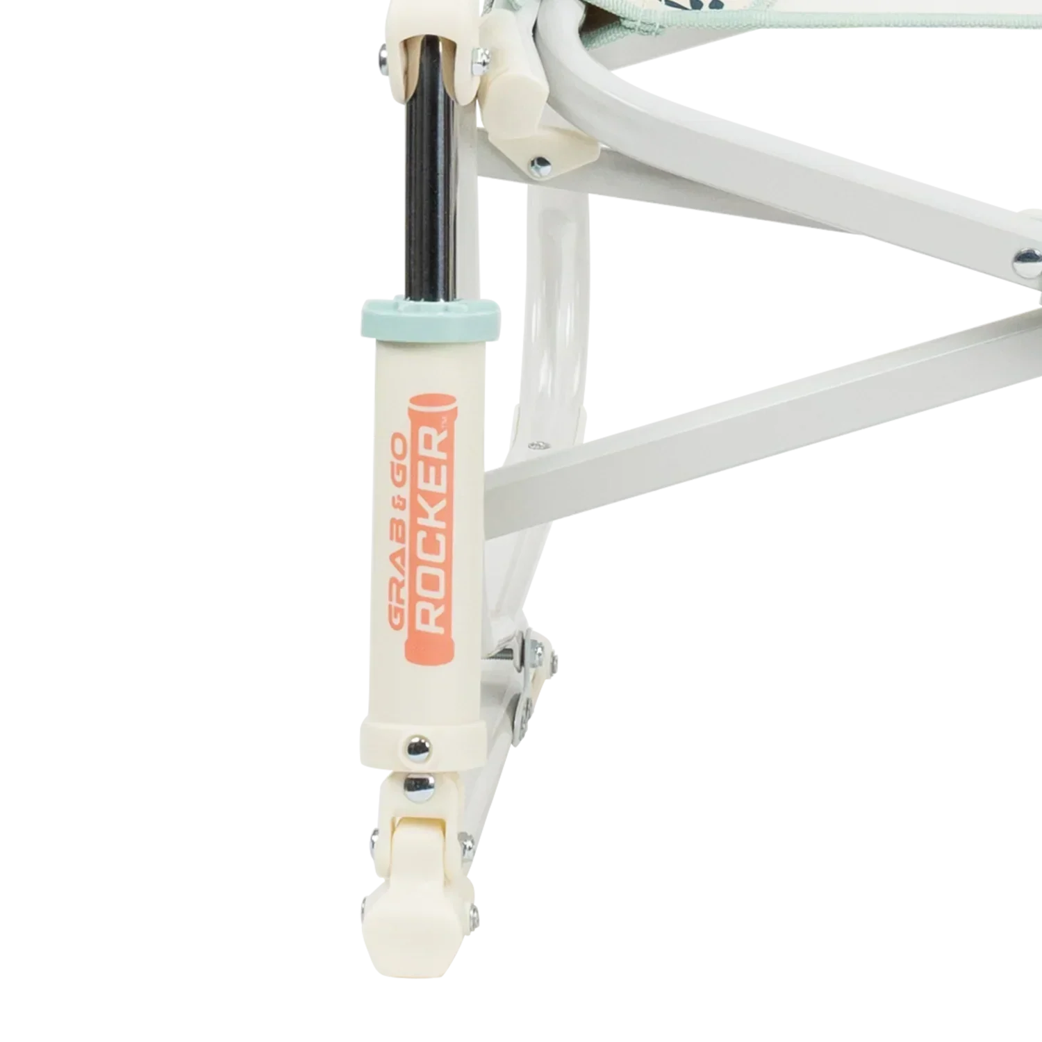 Patented Spring-Action Grab & Go Rocker - Choice 551 - Heavy-Duty Kickback Rocker with Beverage Holder Detail