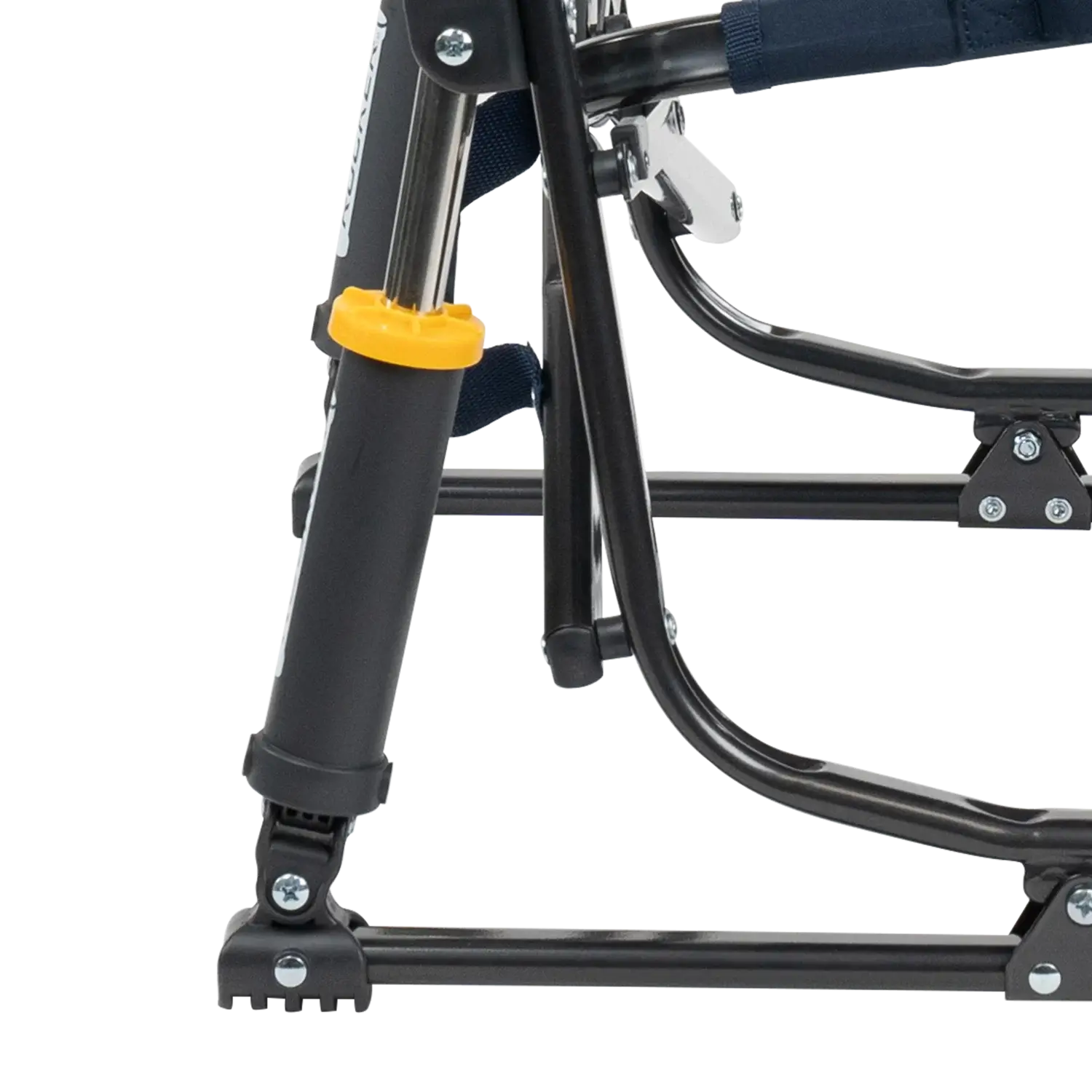 Patented Spring-Action Grab & Go Rocker - Choice 551 - Heavy-Duty Kickback Rocker with Beverage Holder Detail