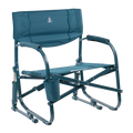 Patented Spring-Action Grab & Go Rocker - Choice 551 - Heavy-Duty Kickback Rocker with Beverage Holder - Teal