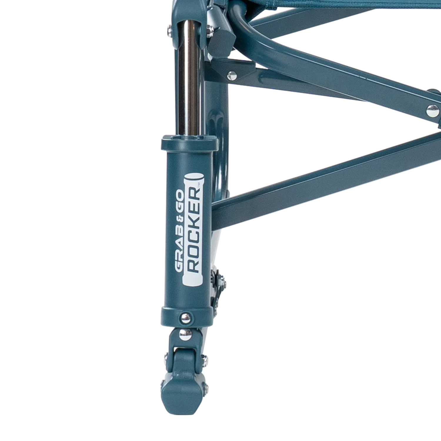 Patented Spring-Action Grab & Go Rocker - Choice 551 - Heavy-Duty Kickback Rocker with Beverage Holder Detail