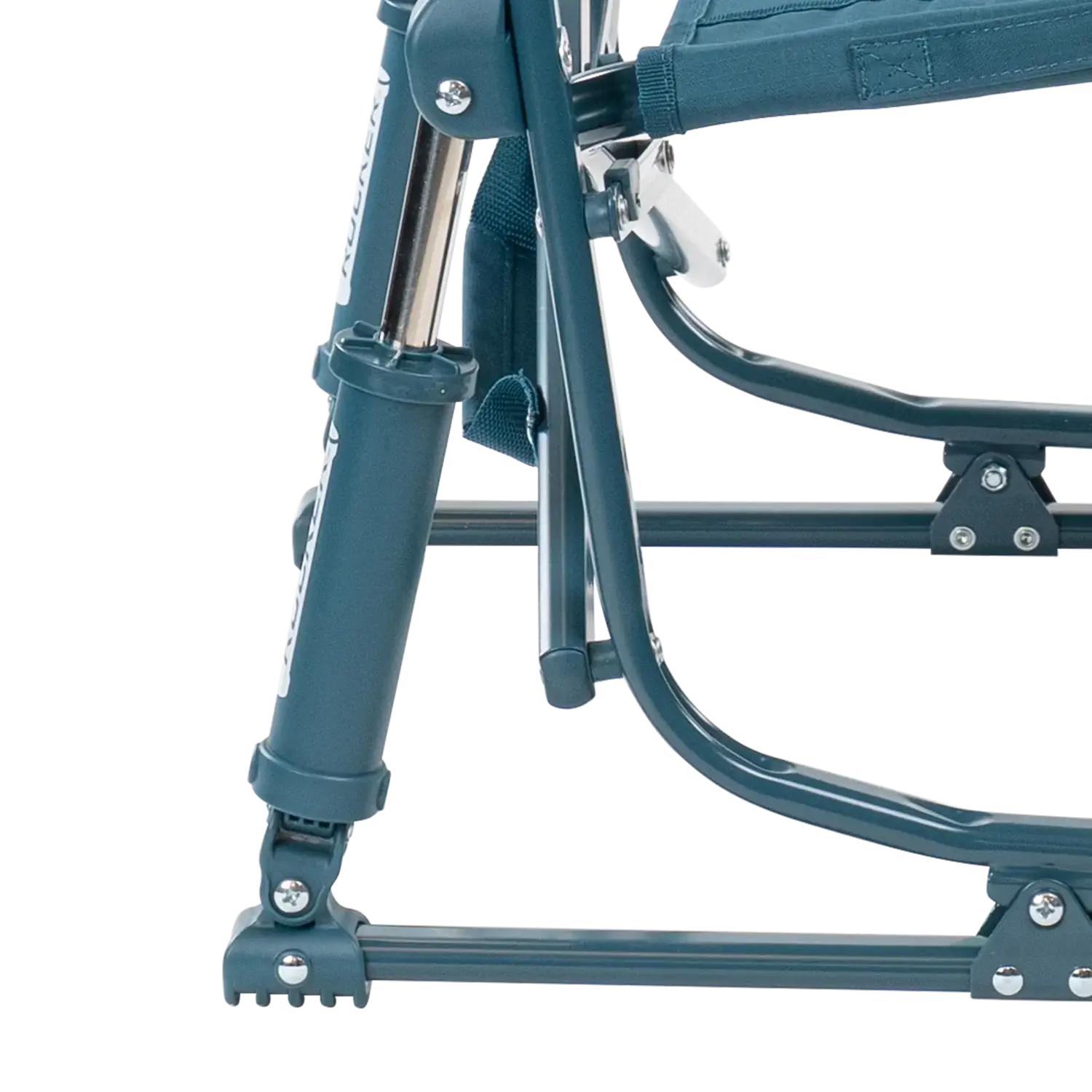 Patented Spring-Action Grab & Go Rocker - Choice 551 - Heavy-Duty Kickback Rocker with Beverage Holder Detail