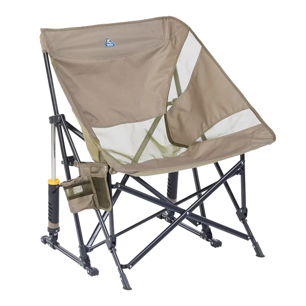 Smooth Motion Pod Rocker Elite - Choice 832 - RoadTrip Rocker Smooth Motion Camp Chair - Aged Fatigue