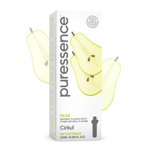 Sugar-Free Puressence Pear (Unsweetened) QE9E - Sugar-Free Fruit Flavor Cartridge Refill - Default Title