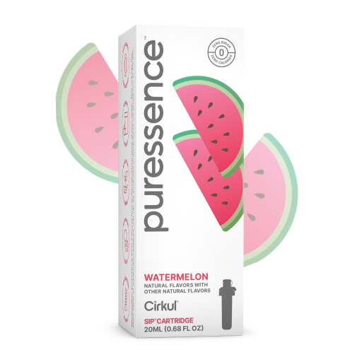 Zero-Calorie Puressence Watermelon (Unsweetened) P6E5 - Zero-Calorie Multi-Flavor Sip Pods for Water Bottle - Default Title