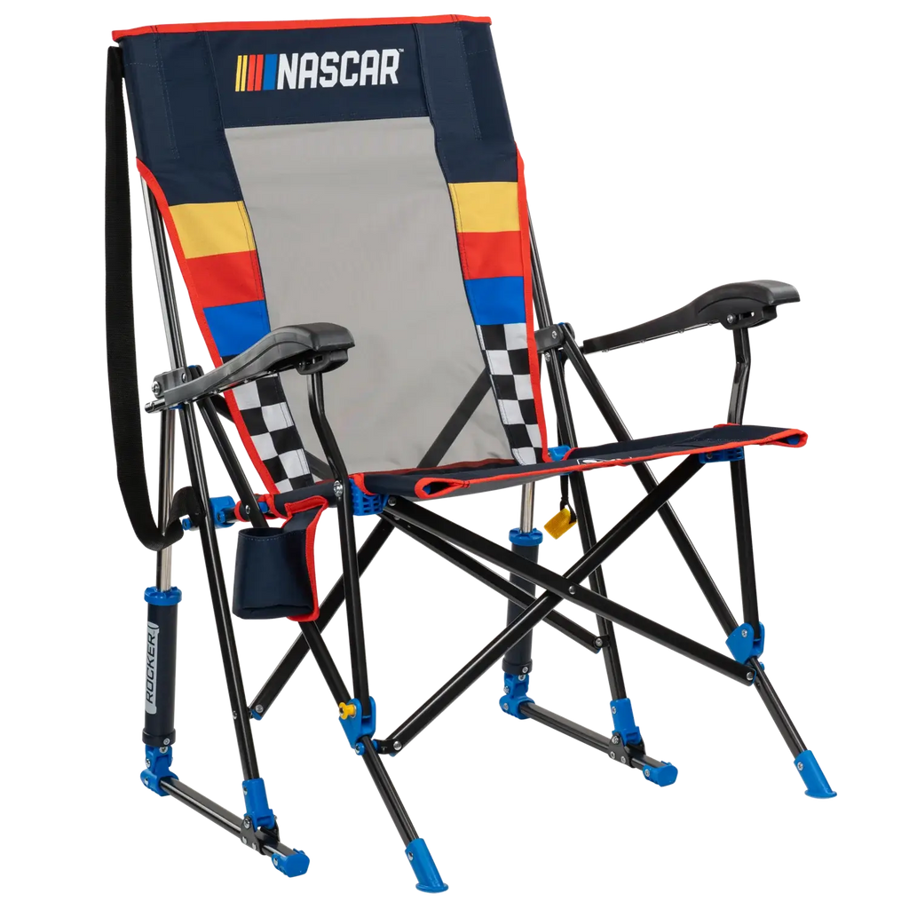 Patented Spring-Action RoadTrip Rocker - NASCAR For Him - Choice 453 - Patented Spring-Action Rocking Chair for Camping - Default Title