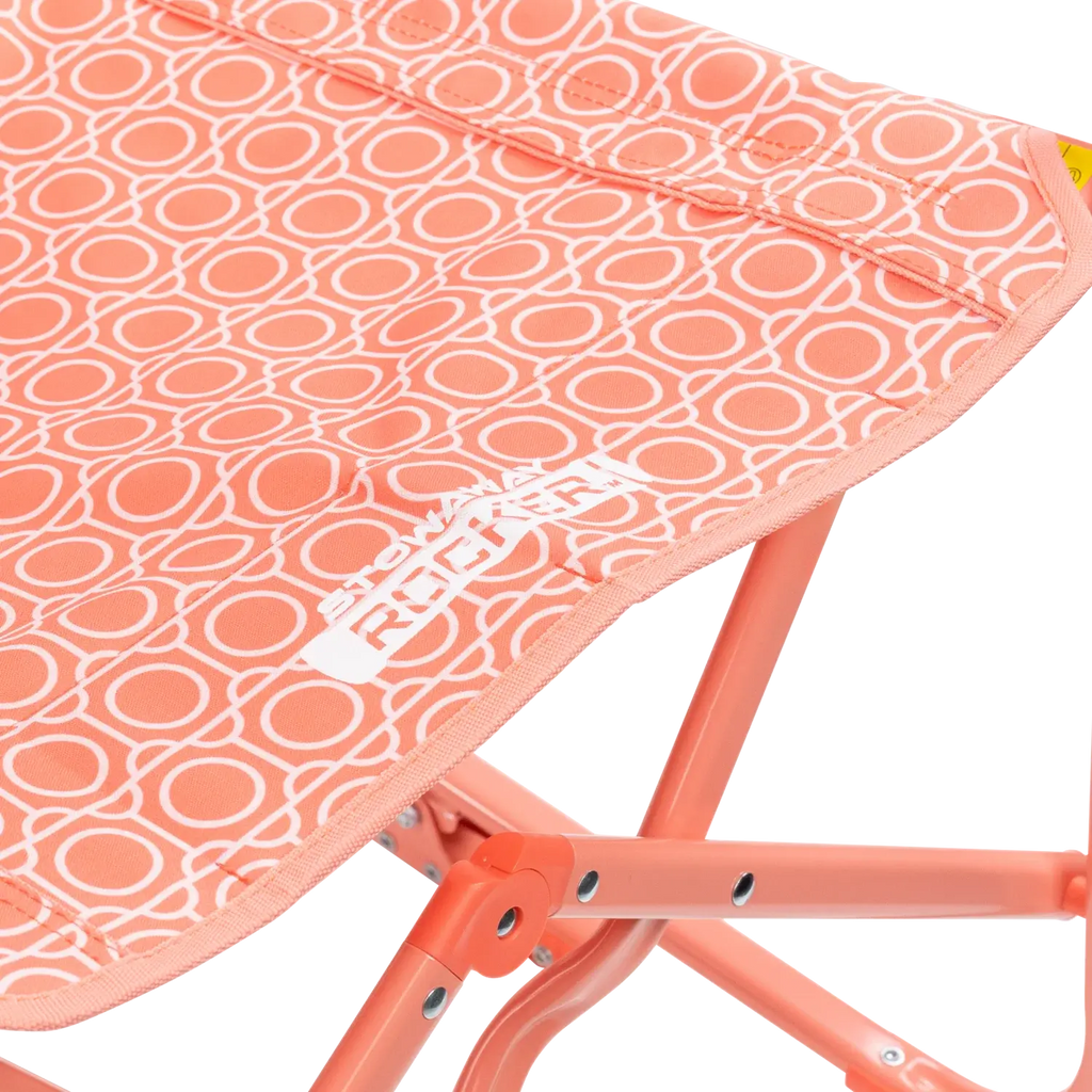 Patented Spring-Action Stowaway Rocker - Choice 794 - Heavy-Duty Kickback Rocker with Beverage Holder Detail