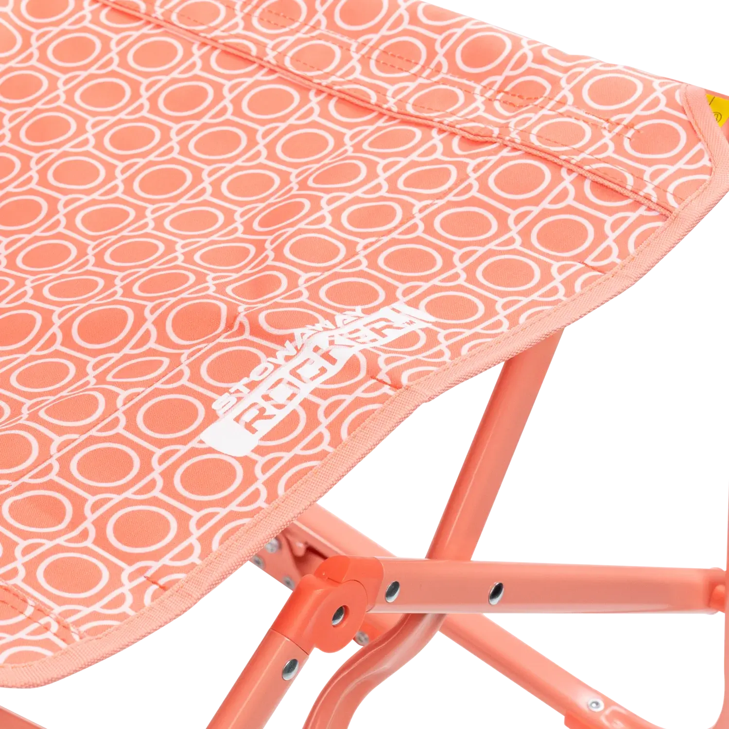 Patented Spring-Action Stowaway Rocker - Choice 794 - Heavy-Duty Kickback Rocker with Beverage Holder Detail