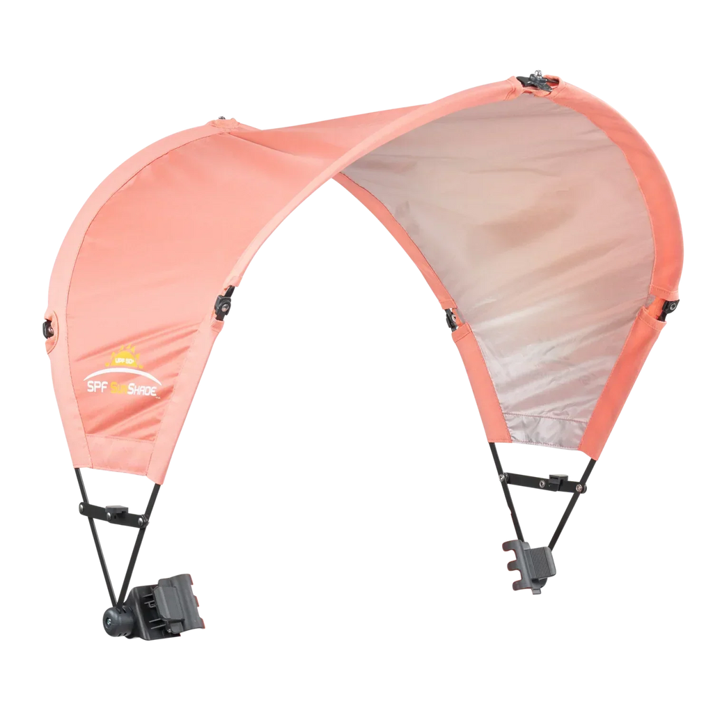 Portable Canopy SunShade Accessory - Choice 361 - Portable Beach Canopy with Adjustable Shade Angle - Coral