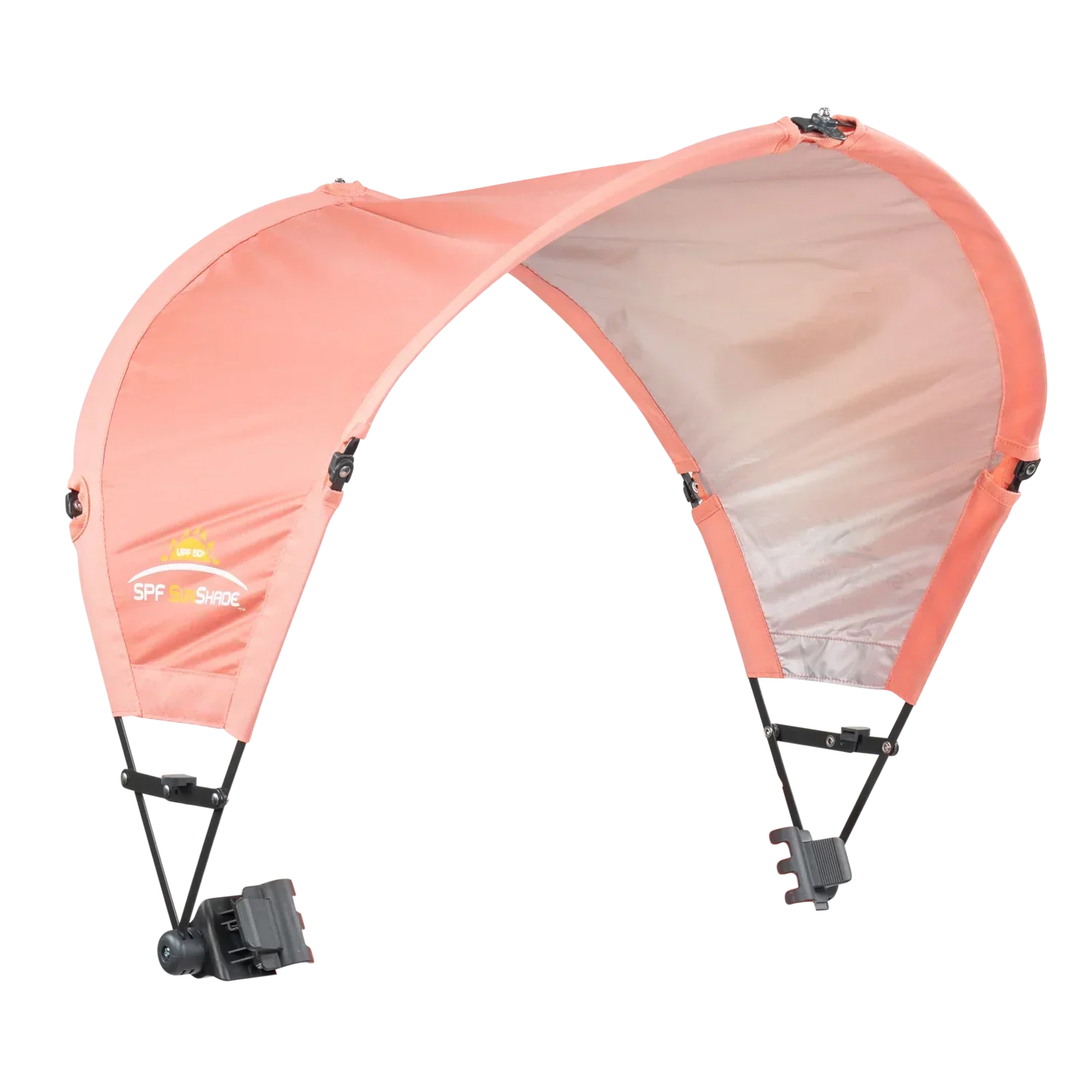 Portable Canopy SunShade Accessory - Choice 361 - Portable Beach Canopy with Adjustable Shade Angle - Coral