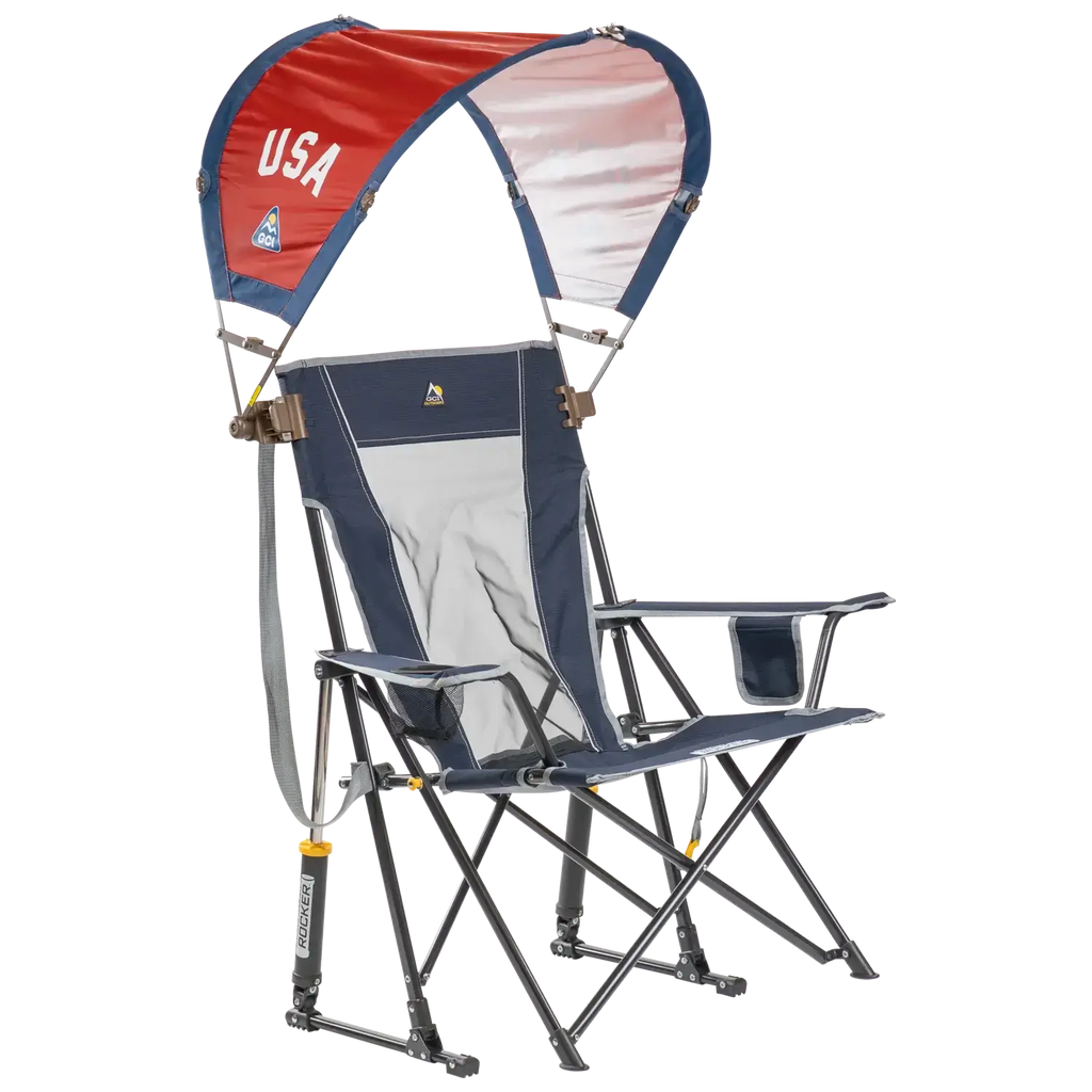 Heavy Duty SunShade Accessory - USA Anniversary Deluxe - Choice 917 - Portable Beach Canopy with Adjustable Shade Angle Detail