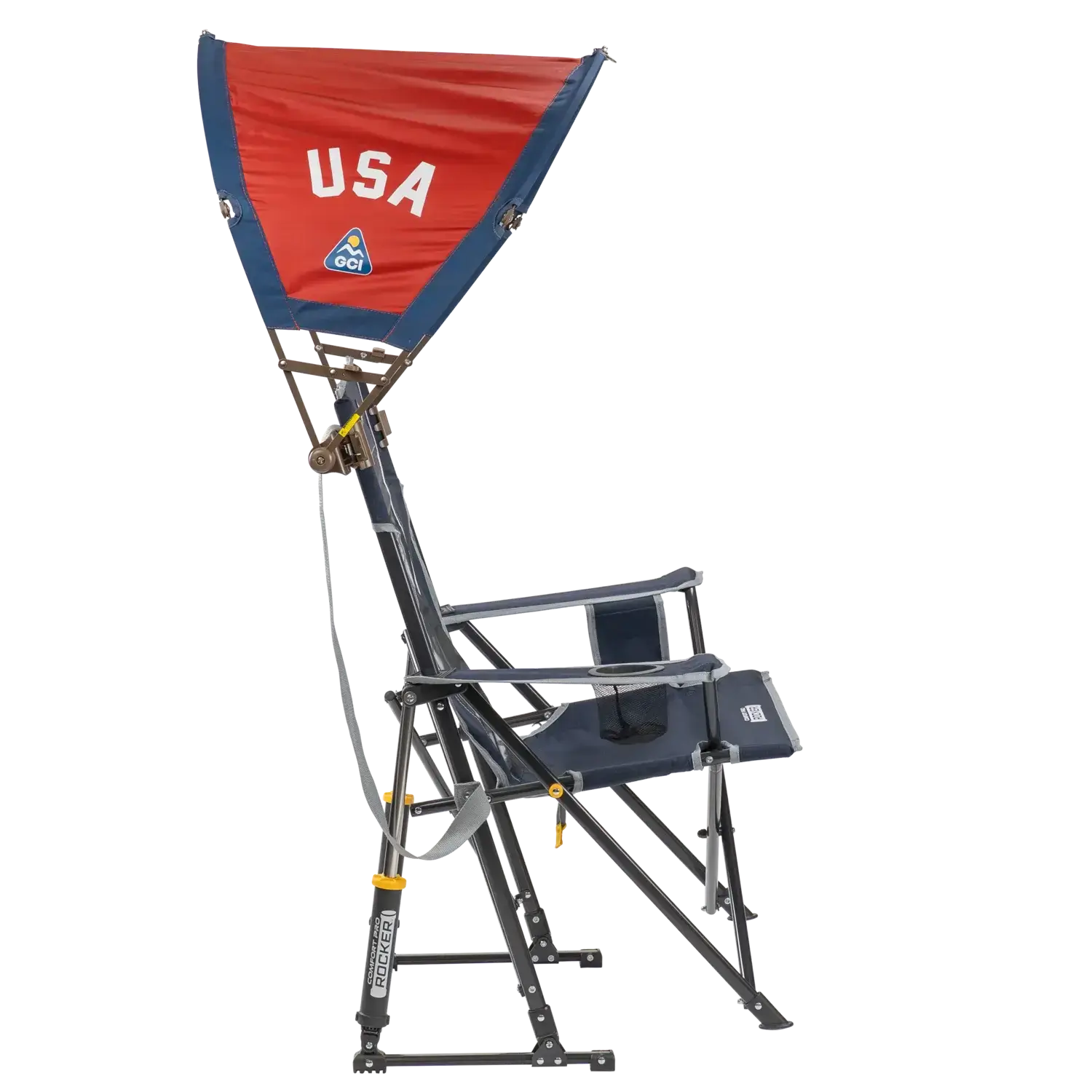 Heavy Duty SunShade Accessory - USA Anniversary Deluxe - Choice 917 - Portable Beach Canopy with Adjustable Shade Angle Detail