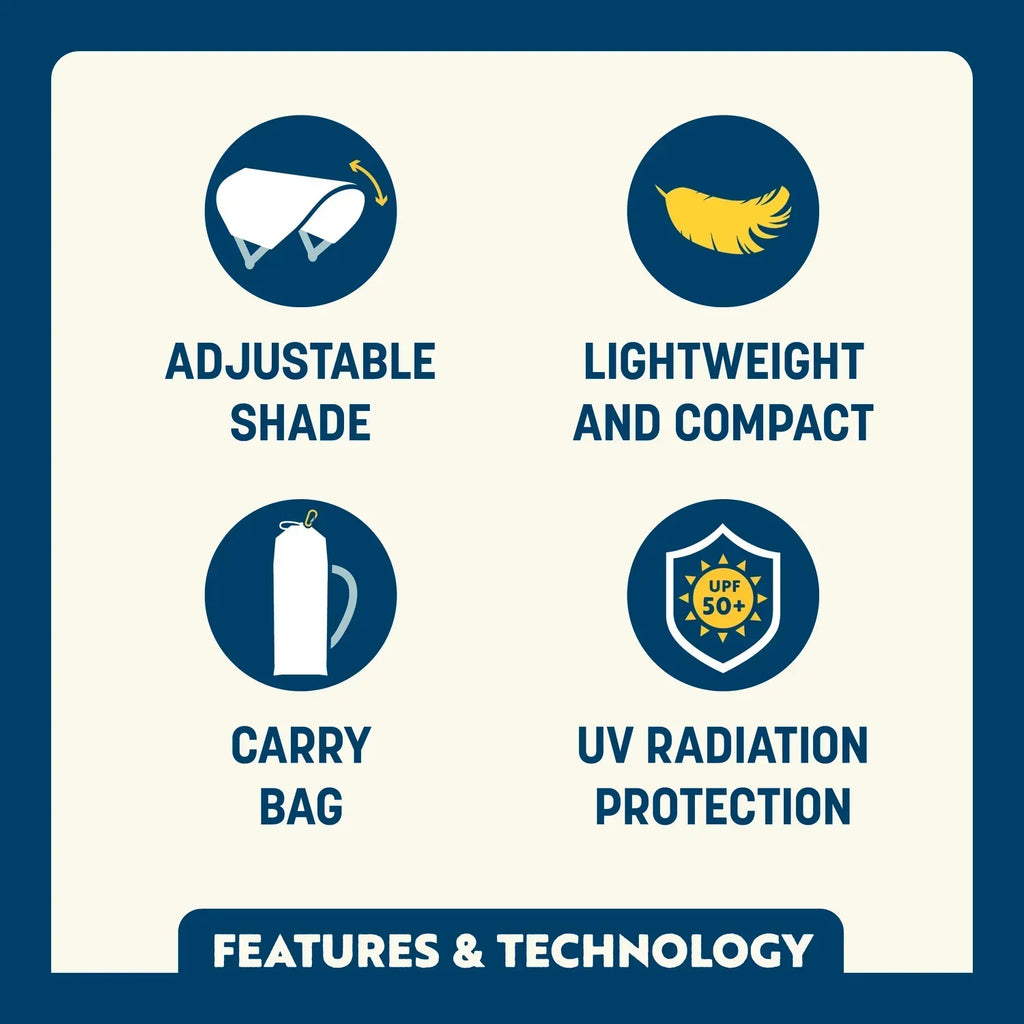 Heavy Duty SunShade Accessory - USA Anniversary Deluxe - Choice 917 - Portable Beach Canopy with Adjustable Shade Angle Detail