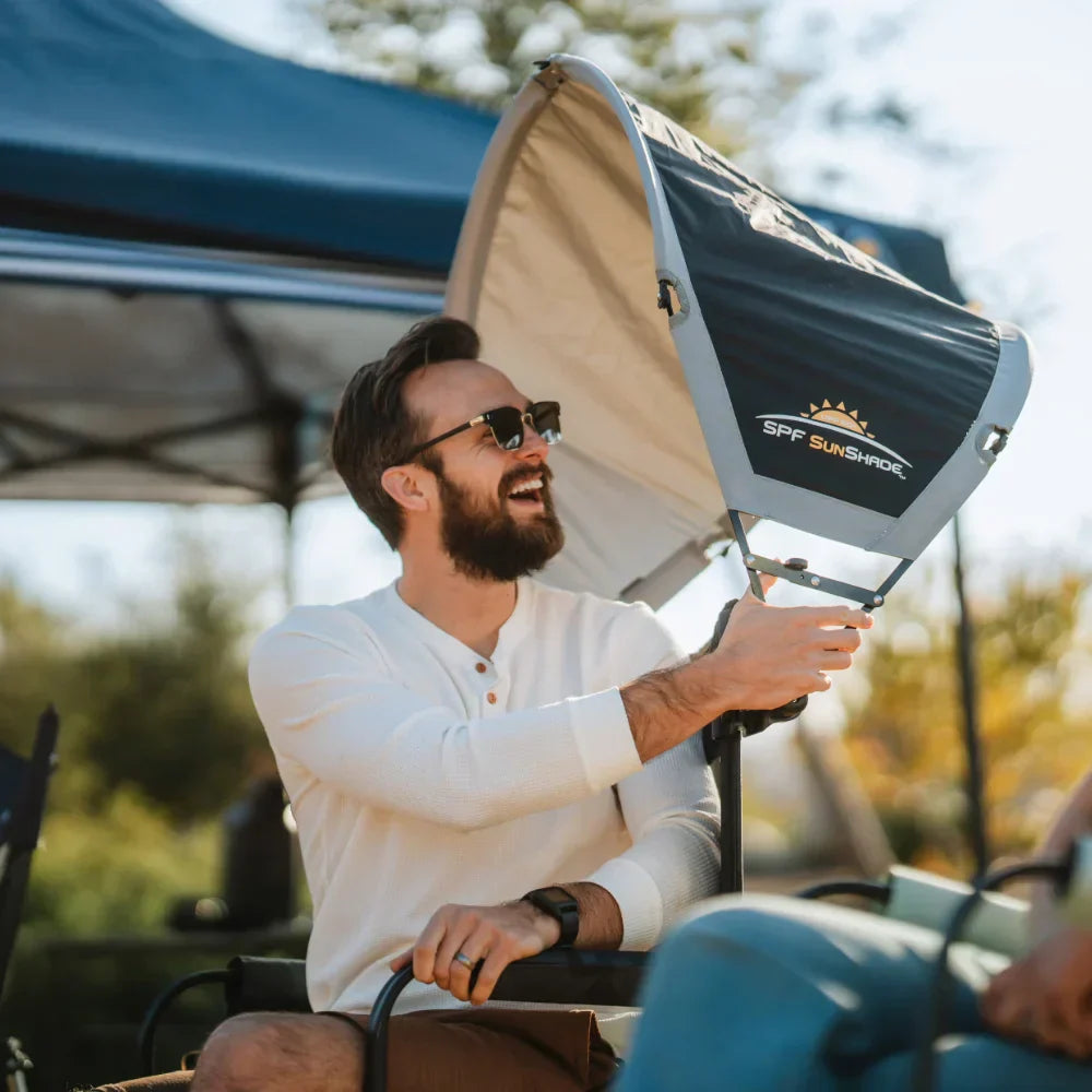 Portable Canopy SunShade Accessory - Choice 361 - Portable Beach Canopy with Adjustable Shade Angle Detail