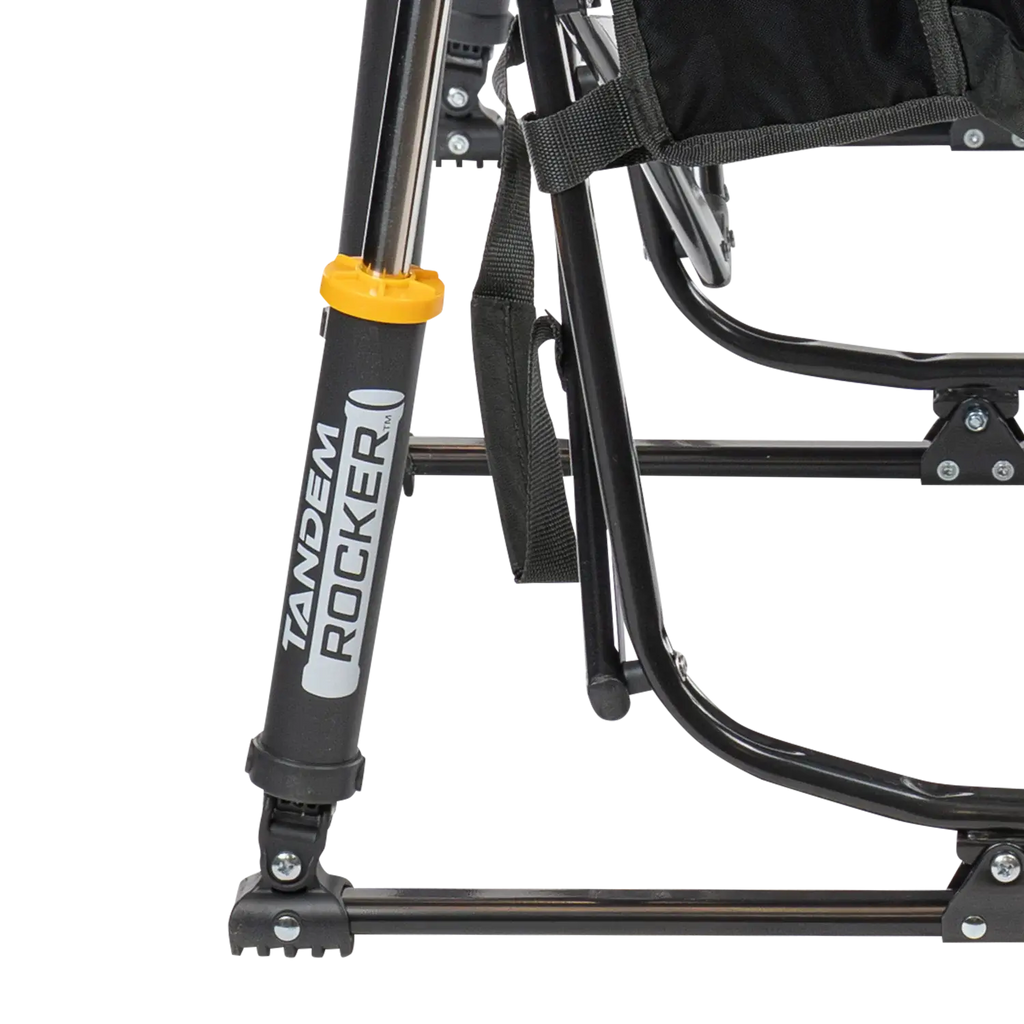 Premium All-Weather Tandem Rocker - Choice 227 - Patented Spring-Action Rocking Chair for Camping Detail