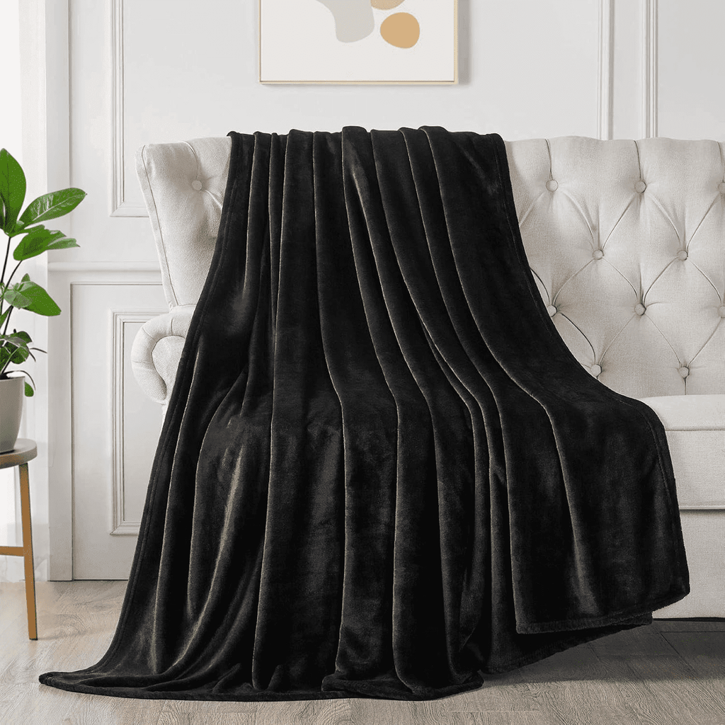 Lightweight Warm Throw Size Blanket, Luxury Plush Cozy Fuzzy Fleece Blanket, Super Soft Warm Big Lightweight Throw Blanket All Seasons... - Cozy Fleece Throw Blanket for Couch & Bed - Default Title