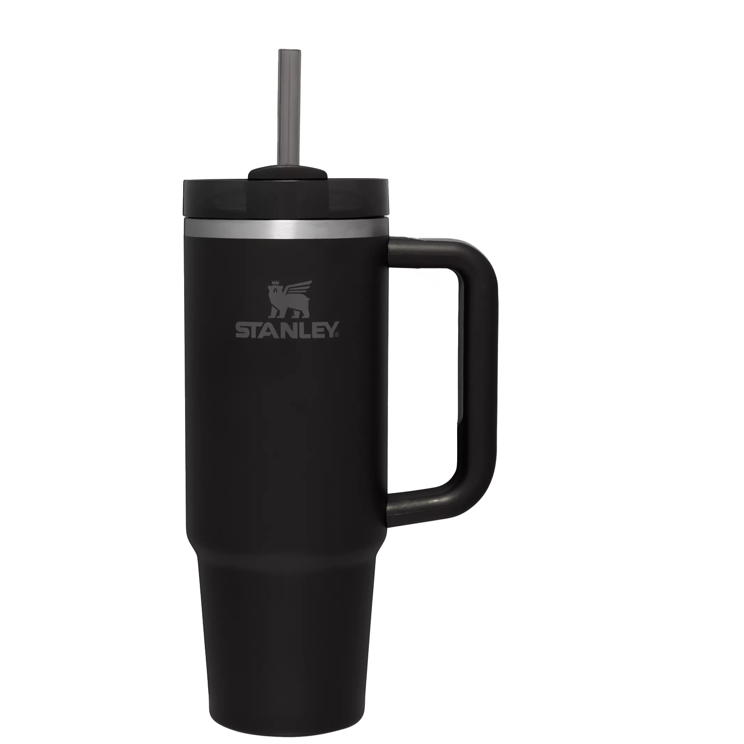 Double-Wall Vacuum The Quencher H2.0 Flowstate Tumbler  | Stanley Create D332L - Premium Stainless Steel Straw Cup for All-Day Hydration - Black