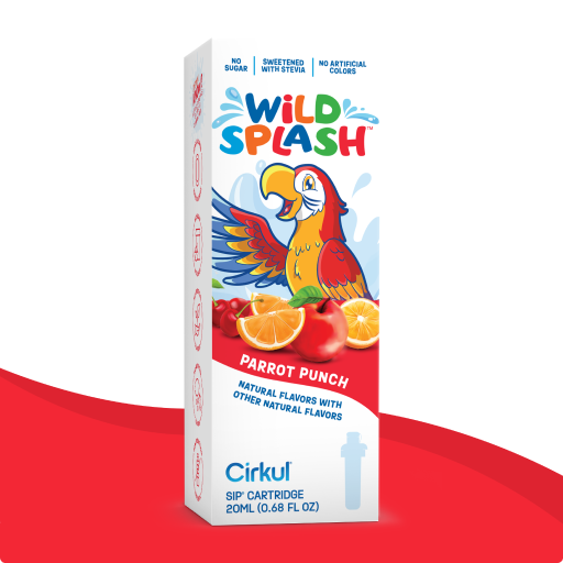 Refreshing Electrolyte Wild Splash Parrot Punch RQMG - Sugar-Free Fruit Flavor Cartridge Refill - Default Title